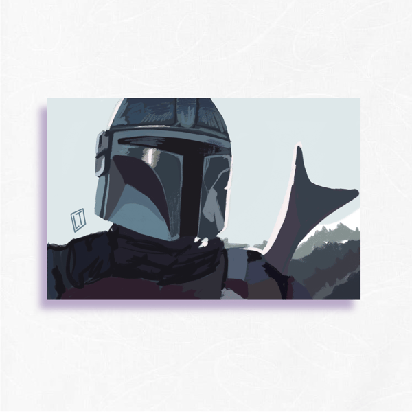 Image of This is the way - The Mandalorian Art Print