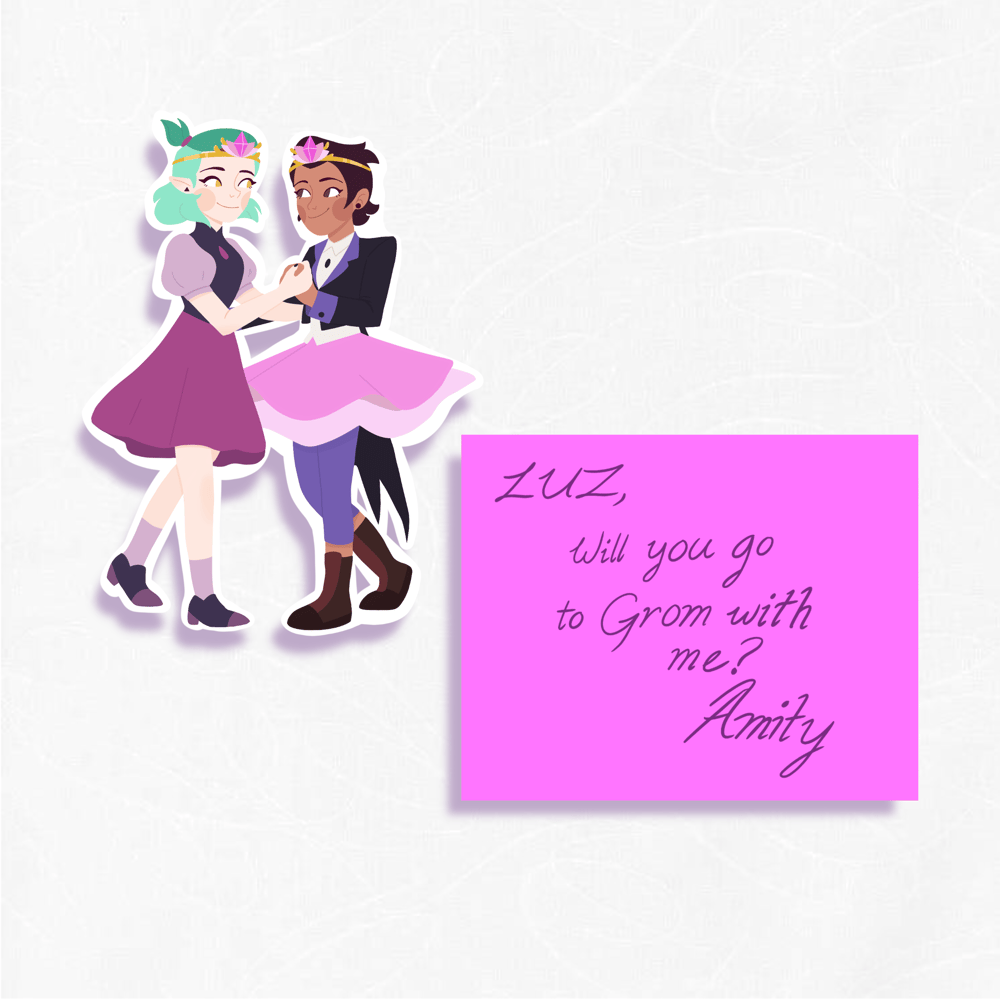 Image of Luz and Amity Grom Dance Sticker