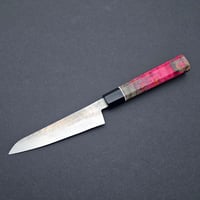 Image 2 of Petty knife pink & grey Wa handle