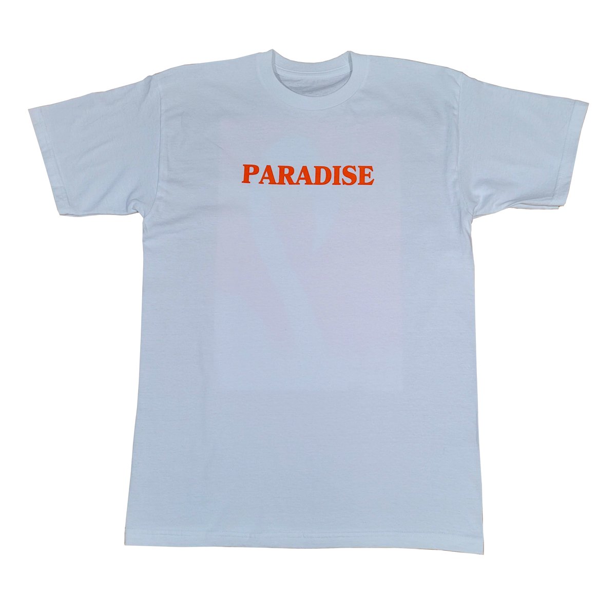 Paradise tee (white/orange/multi)