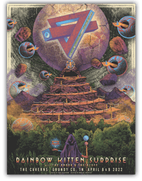 Rainbow Kitten Suprise - Caverns 2022 Event Paper Poster