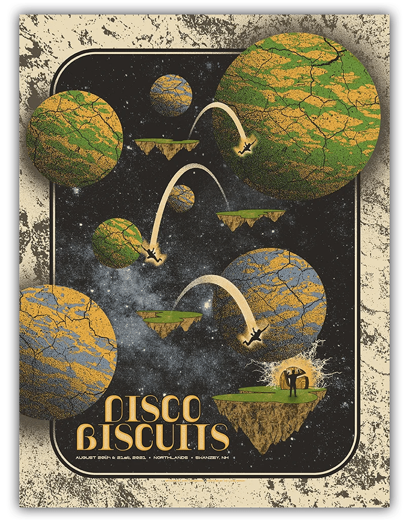 Disco Biscuits Swanzey 2021 Event Poster | Kory McGeehan Design