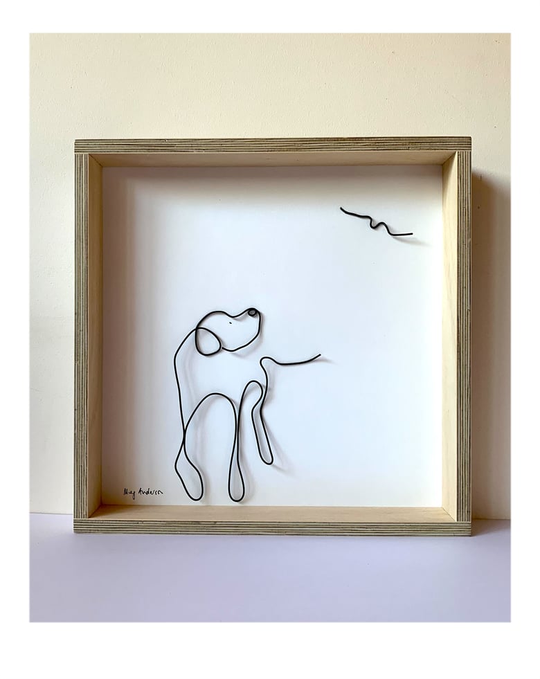 Image of Wire shadow box square: You're exaggerating