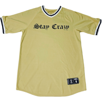 Image 1 of “STAY CRAZY” JERSEY VEGAS GOLD