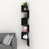zig zag floating wall mounted shelves