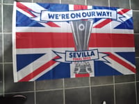 Sevilla Flag All pre orders are being processed across weekend