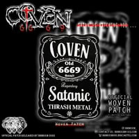 Image 1 of COVEN 6669 - SATANIC THRASH METAL OFFICIAL PATCH