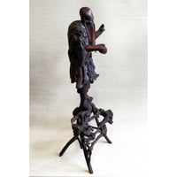 Image 3 of Antique Chinese Root Wood Carving of Shou Lao