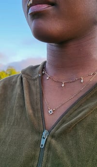 Image 3 of 👑The Armored Kingdom Multi Layer Star Charm Necklace 
