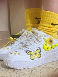 Image 3 of AF1 BUTTERFLY SUNFLOWER  YELLOW 