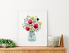 Print - Puhasti šopek / Fluffy bouquet