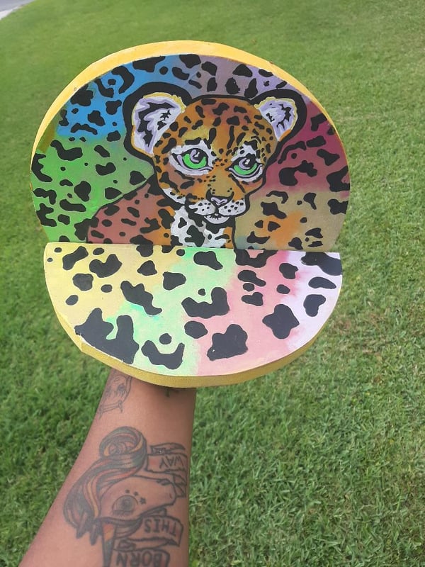 Image of 90s Leopard Shelf