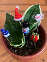 Image 1 of Christmas Plant Stick Set