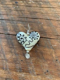 Image 2 of Squiggle Heart Pendant