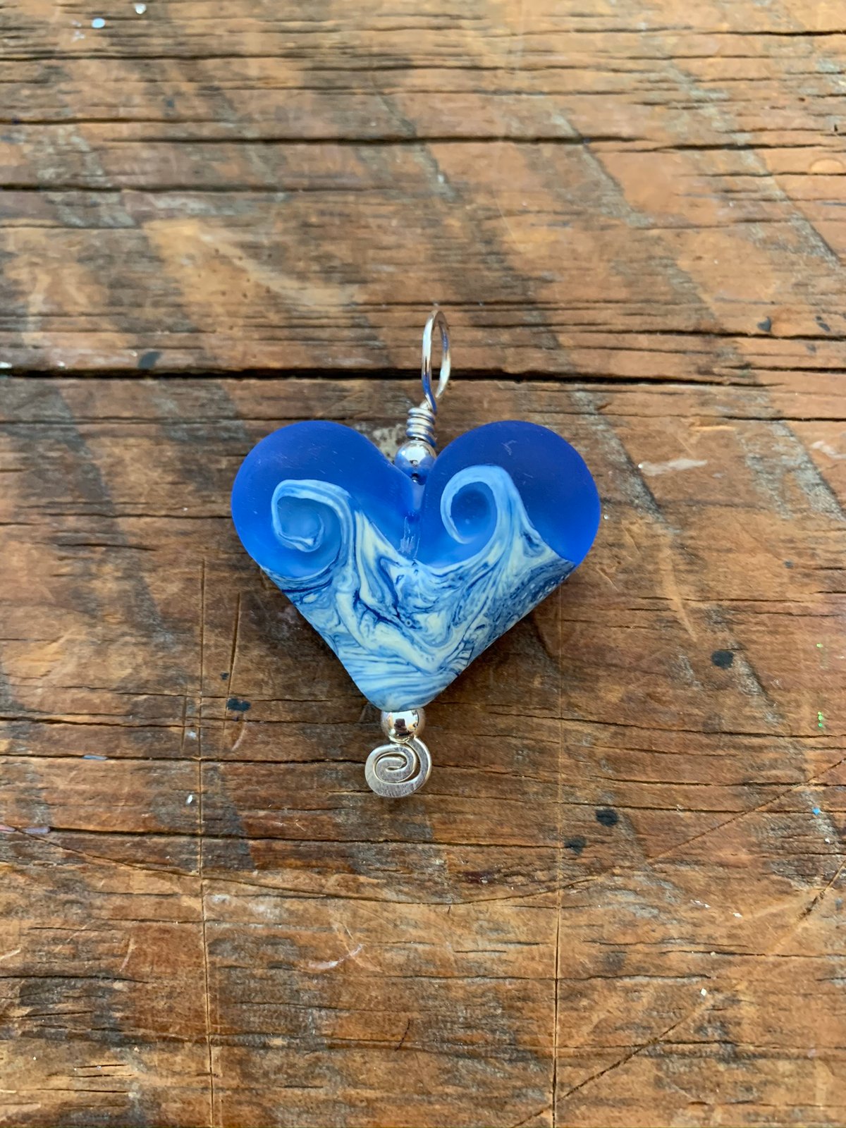 Image of Wave Heart Pendant
