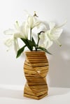 Wooden Spiral Vase Set