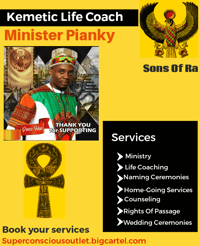 Minister Pianky aka Grasshoppa: Kemetic Minister and Life Coach 