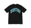 Downtown College Tee  Black / Tiffany