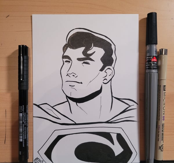 Image of Fleischer Superman Sketch 