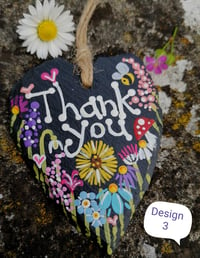 Image 3 of Thank you slate hearts