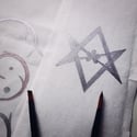 Unicursal Hexagram Tarot Bag, Made to measure