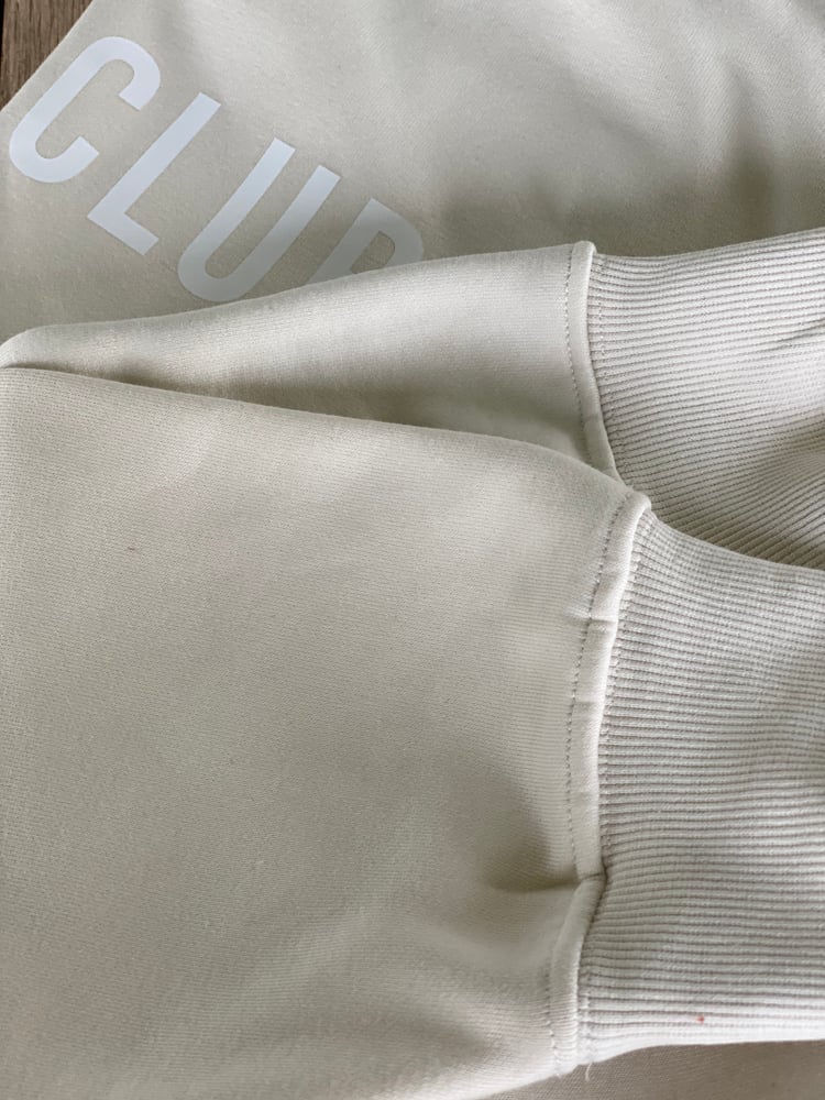 Image of K I N D . C L U B  Cozy Crew ~ ECRU