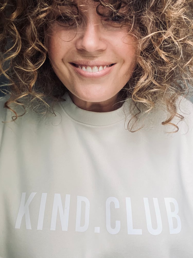Image of K I N D . C L U B  Cozy Crew ~ ECRU