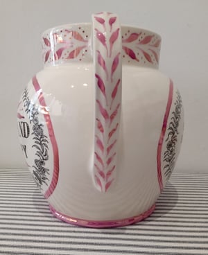 MADE TO ORDER - Large Love and Be Happy Personalised Jug