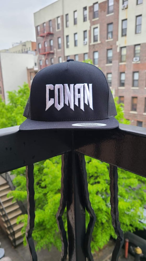Image of Conan Doom Trucker Cap w/ White Embroidery 