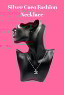 Silver Coco Fashion Necklace 