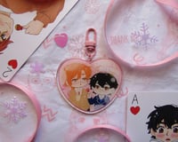 Image 1 of OUTLET!! SASAKI TO MIYANO GLITTER KEYCHAIN