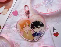 Image 2 of OUTLET!! SASAKI TO MIYANO GLITTER KEYCHAIN