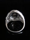 ART DECO PLATINUM OLD TRANSITIONAL CUT DIAMOND BOMBE 1.80CT RING
