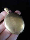 VICTORIAN 15CT HIGH CARAT LARGE OPAL OLD CUT DIAMOND  LOCKET PENDANT 29.9g