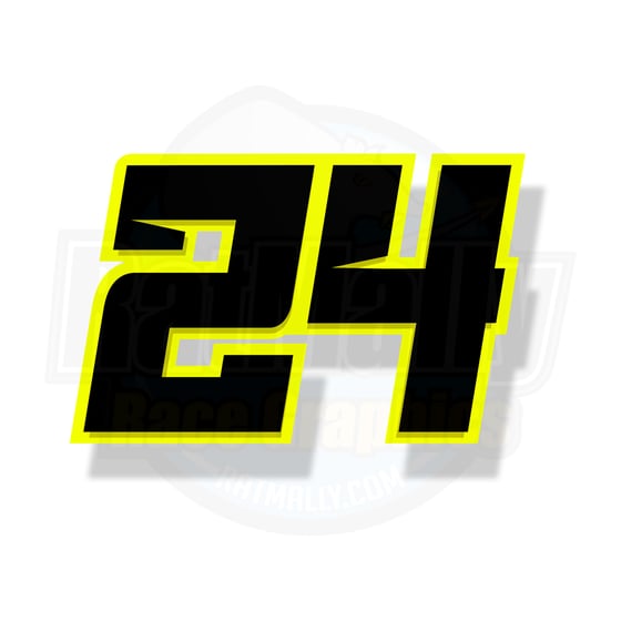 Image of BIC-Neon Race Numbers