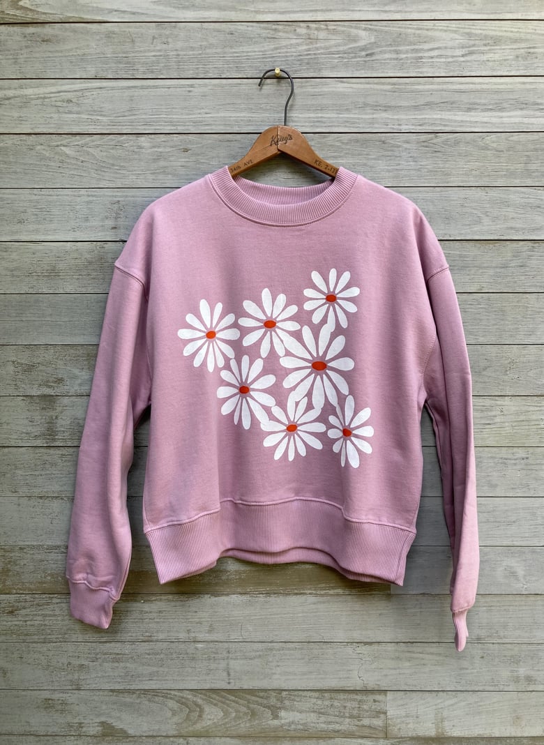 Image of Daisies Sweatshirt (Organic Cotton)