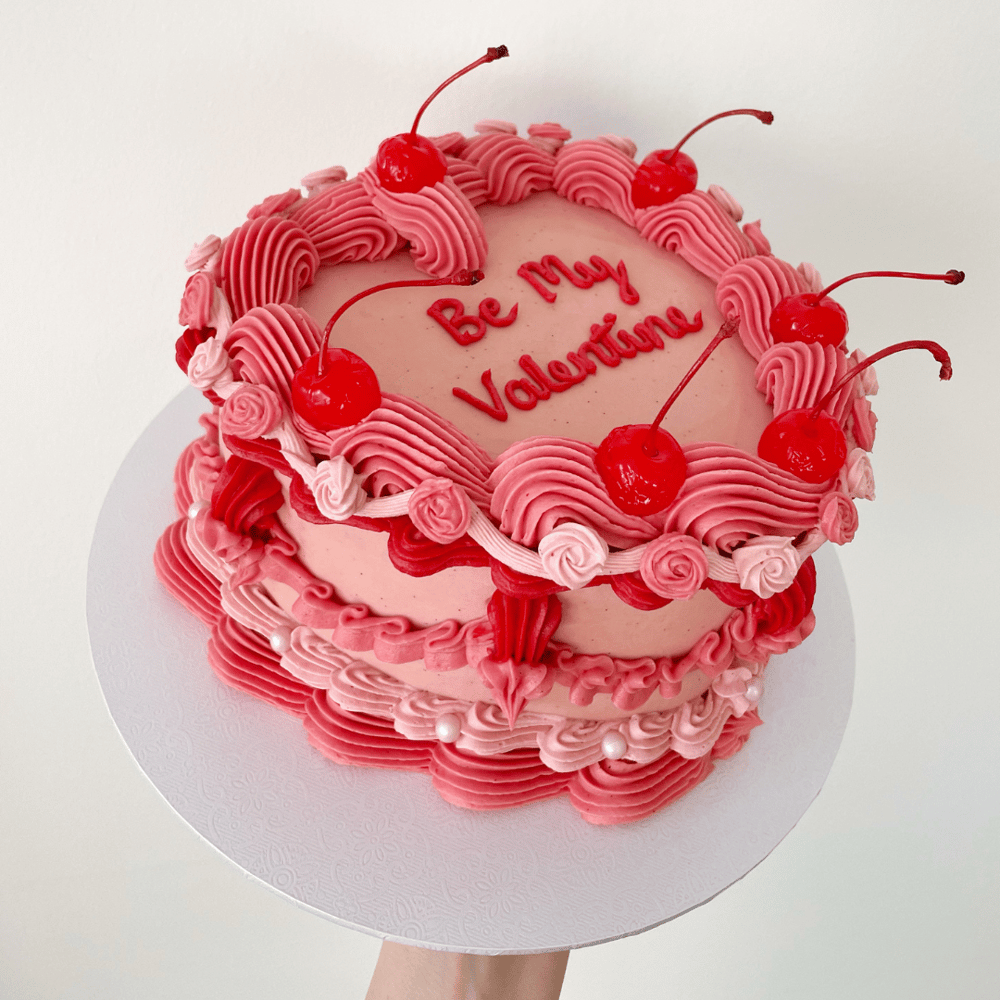 Image of Rose Swirls Cake