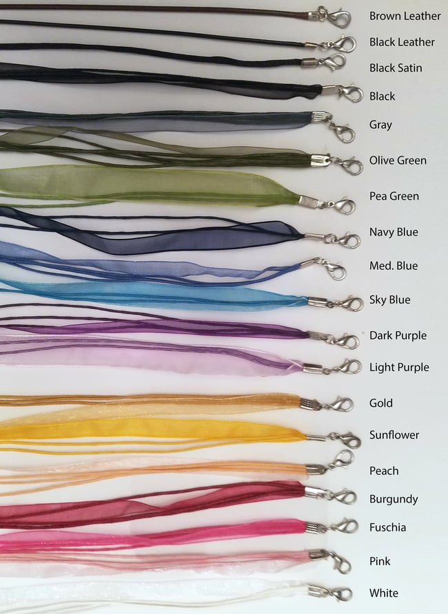 Change Ribbon Necklace Color/Type