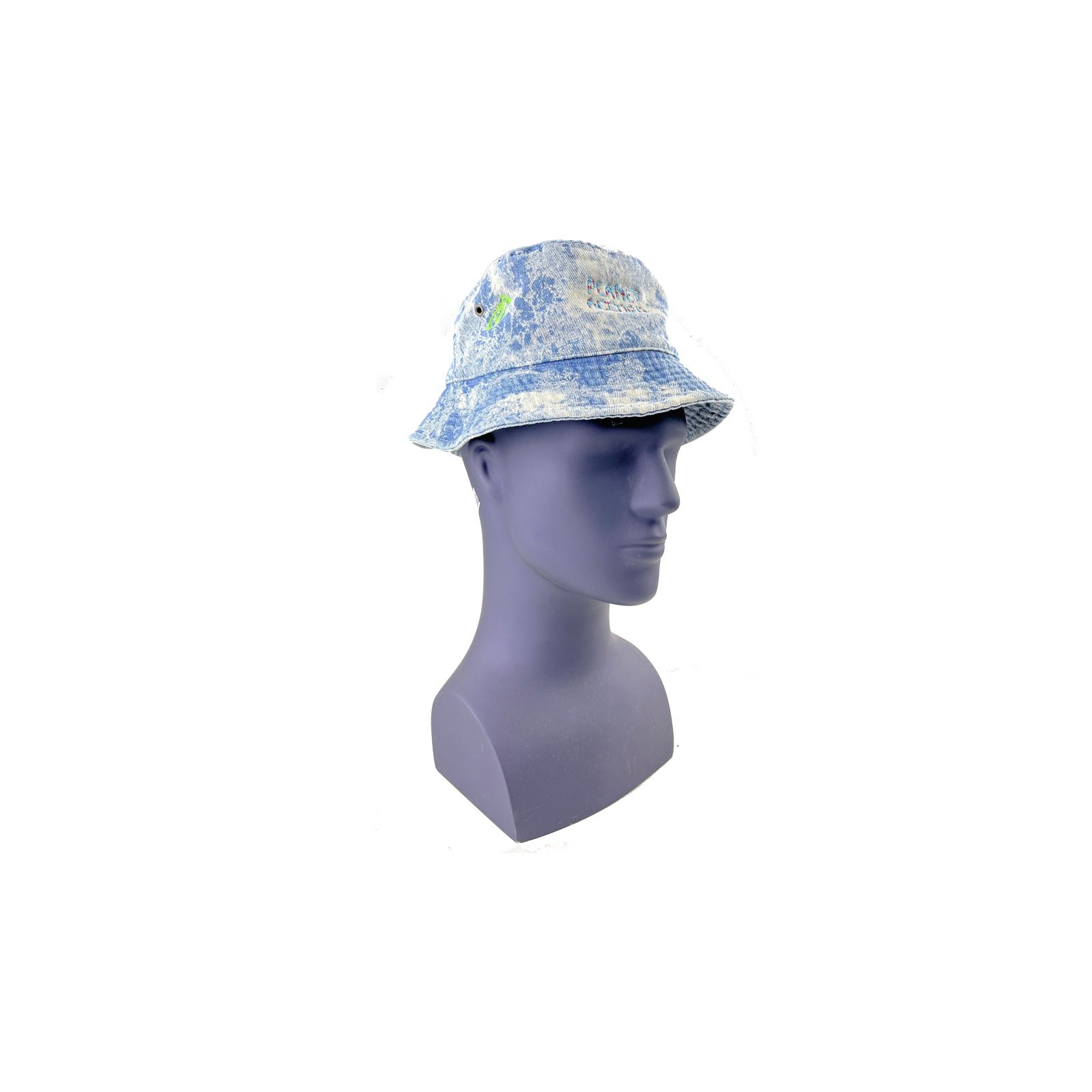 Cobra-Stone Washed Denim Bucket Hat