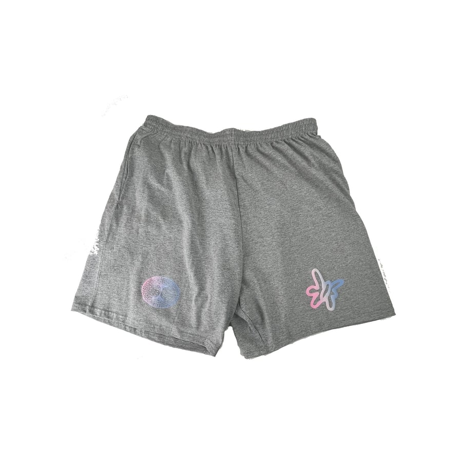 Image of Comfy Shorts (Navy Blue/Grey)