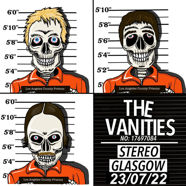Image of THE VANITIES - LIVE: STEREO, GLASGOW 