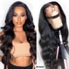 HD Transparent 13X4 Front Lace Body Wave Human Hair lace wig 