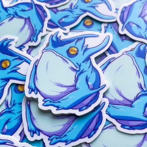 Blooz Frog™ Vinyl Sticker