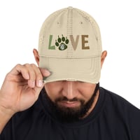 Image 1 of Doggo Love Distressed Dad Hat