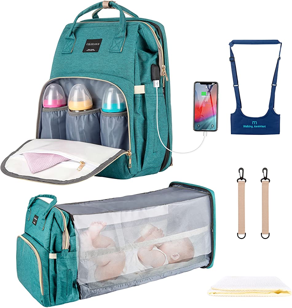 Image of Large Blue Crib Backpack