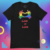 Image 3 of Love is Love Unisex T-shirt