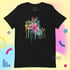 Pink Flower Drip Unisex T-shirt Image 4