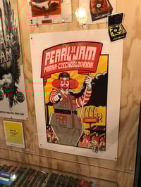 Image 2 of 2012 Pearl Jam Prague Signed, Numbered Concert Poster