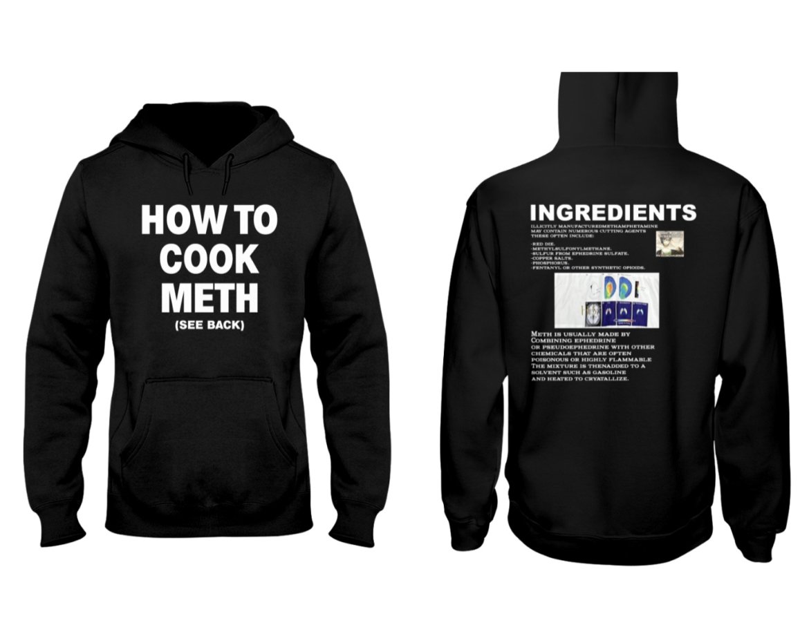 How to cook meth hoodie | R4v3r