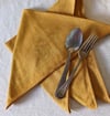 Vintage Marigold Dyed Napkins